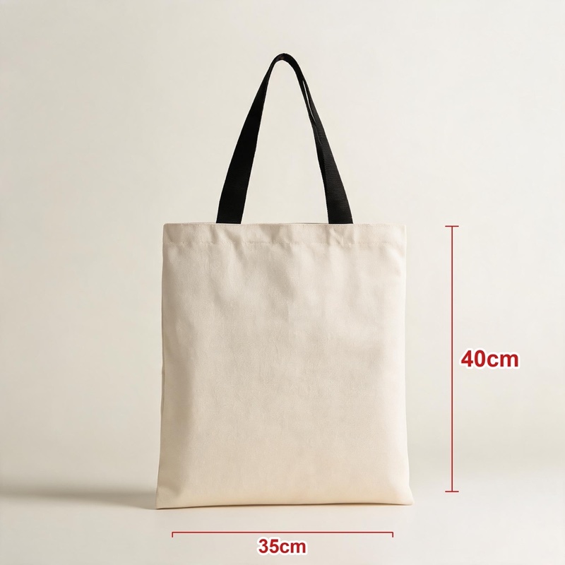 Black · Contrast Webbing Strap · 35 × 40 cm