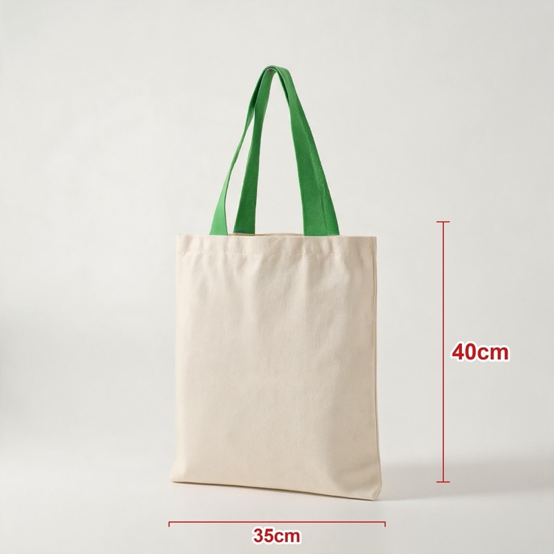 Green · Contrast Webbing Strap · 35 × 40 cm