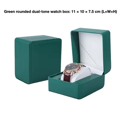 PU Leather Watch & Jewelry Gift Box — Flip-Top Presentation Case