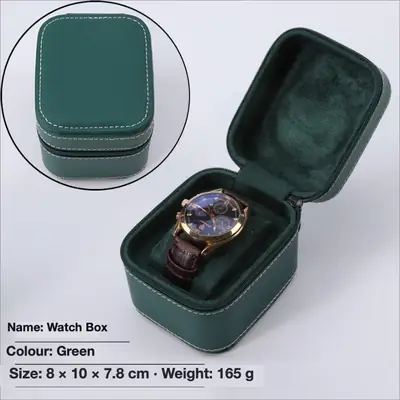 PU Leather Watch & Jewelry Gift Box — Flip-Top Presentation Case
