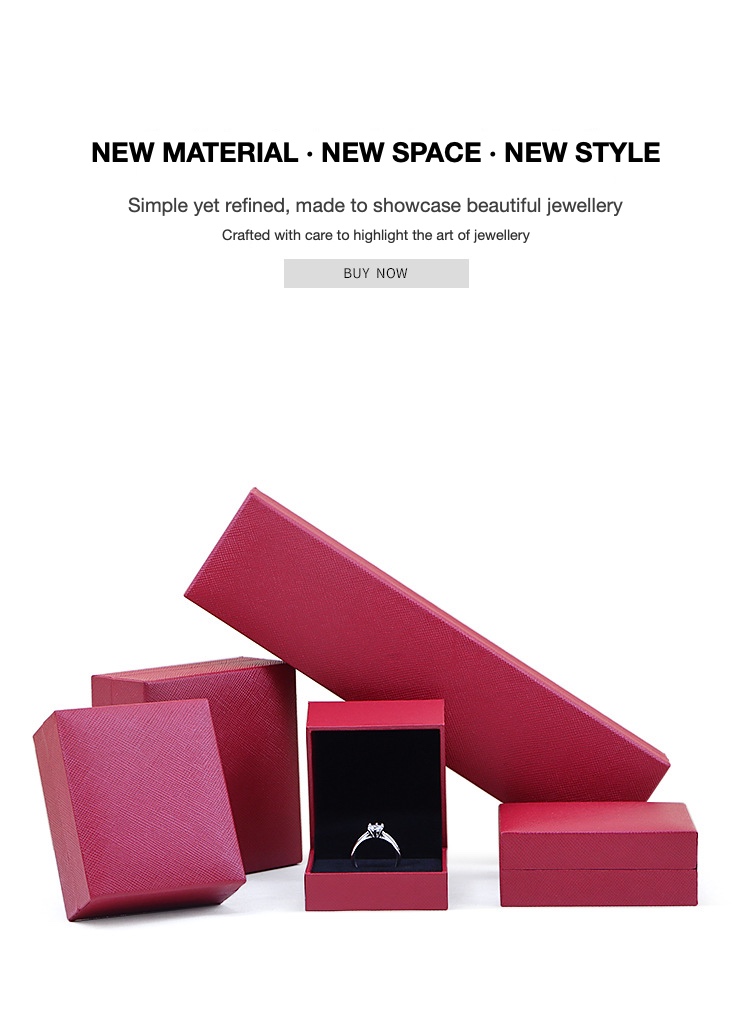 Right-Angle Leatherette Jewellery Box — Ring, Pendant, Bangle & Bracelet Cases — specifications and construction detail