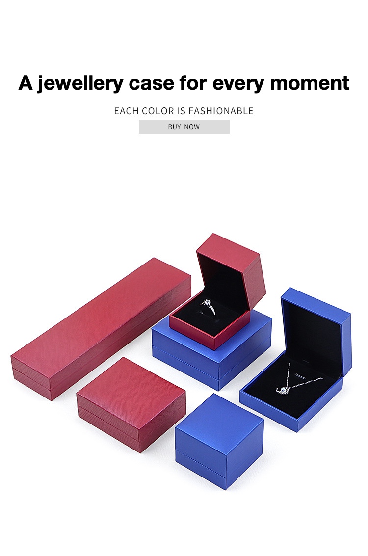 Right-Angle Leatherette Jewellery Box — Ring, Pendant, Bangle & Bracelet Cases — specifications and construction detail