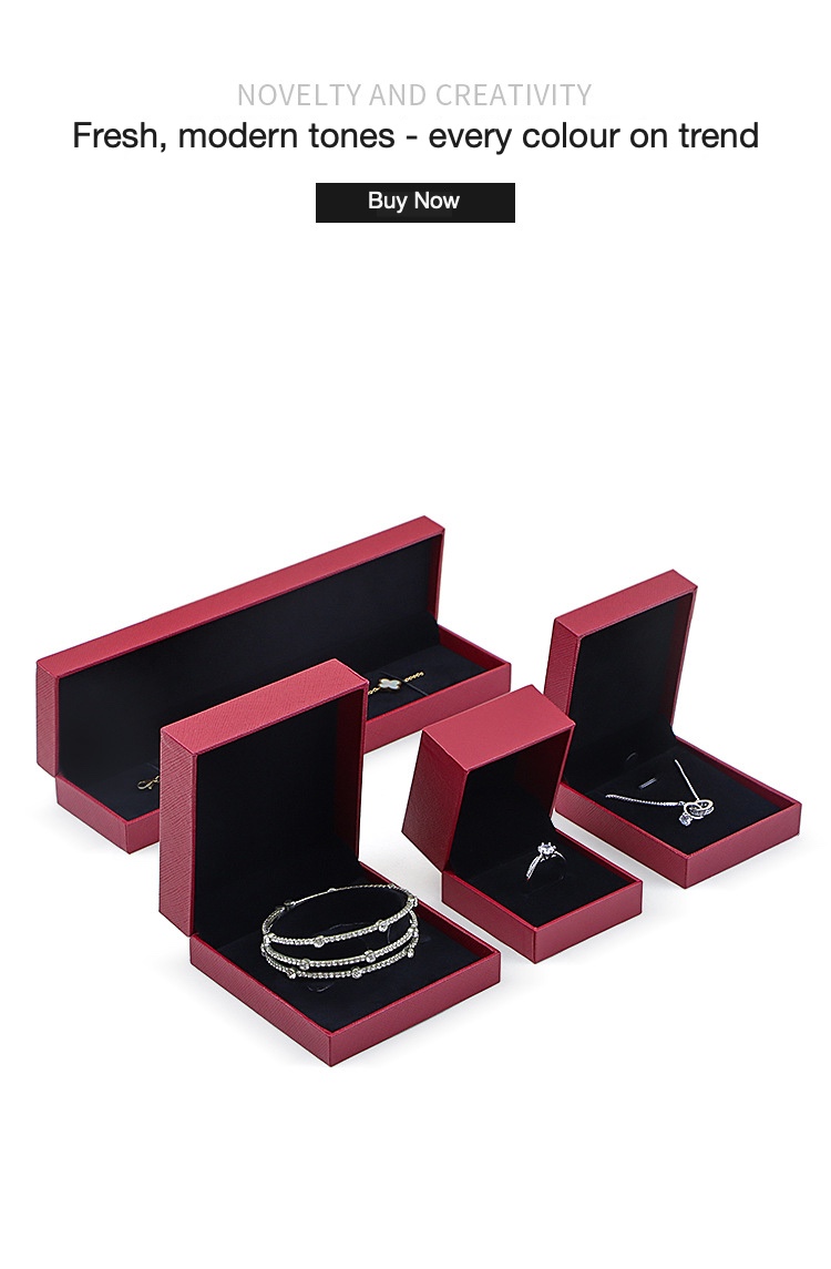 Right-Angle Leatherette Jewellery Box — Ring, Pendant, Bangle & Bracelet Cases — specifications and construction detail