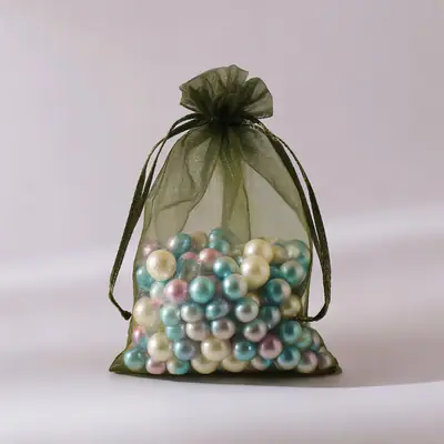 Organza Drawstring Gift Bag — Sheer Mesh Jewellery & Favour Pouch