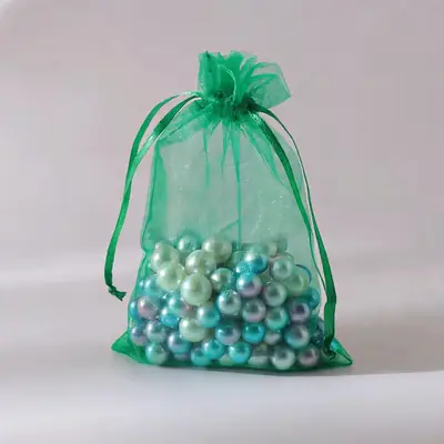 Organza Drawstring Gift Bag — Sheer Mesh Jewellery & Favour Pouch