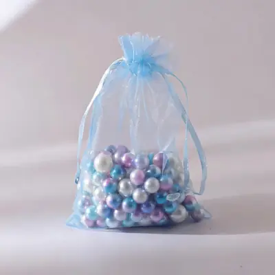 Organza Drawstring Gift Bag — Sheer Mesh Jewellery & Favour Pouch