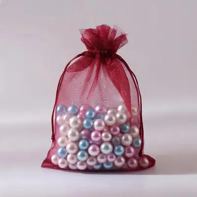Organza Drawstring Gift Bag — Sheer Mesh Jewellery & Favour Pouch