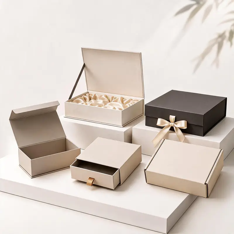 Rigid Custom Gift Box — Lid & Base, Drawer, Book-Style & Window Formats