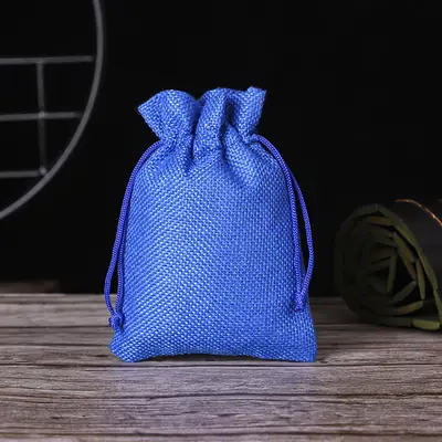 Cotton-Linen Burlap Drawstring Gift Bag — Rustic Party, Wedding & Favour Pouch with Custom Logo