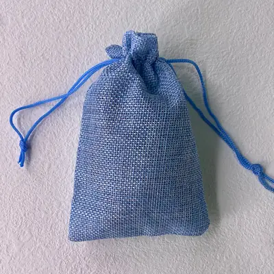 Cotton-Linen Burlap Drawstring Gift Bag — Rustic Party, Wedding & Favour Pouch with Custom Logo