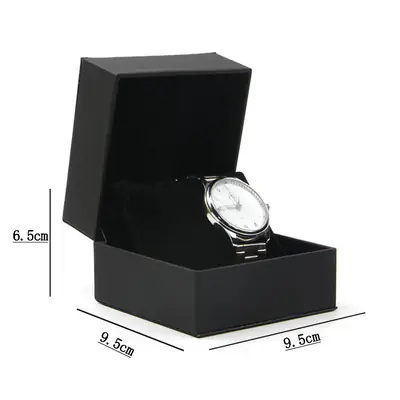 PU Leather Watch & Jewelry Gift Box — Flip-Top Presentation Case