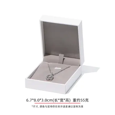 Right-Angle Leatherette Jewellery Box — Ring, Pendant, Bangle & Bracelet Cases