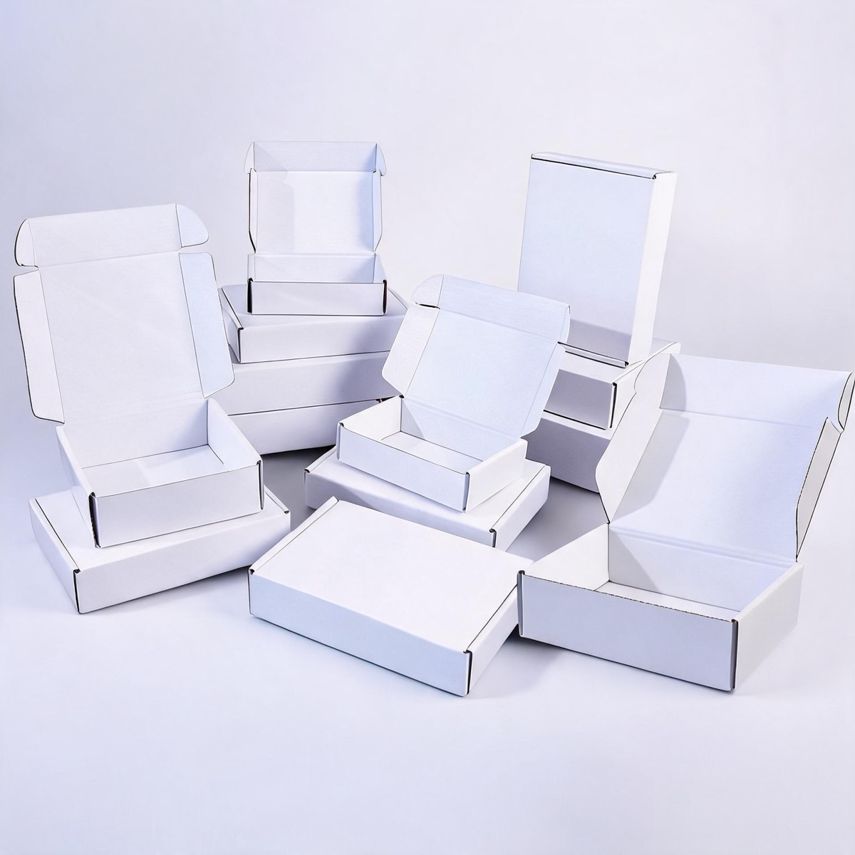 25 x 20 x 7 / Extra Rigid / White Both Sides, 40 x 30 x 4 / Extra Rigid / White Both Sides, 30 x 26 x 6 / Extra Rigid / 