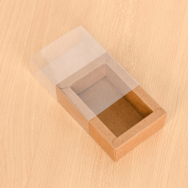 Clear + Kraft / Inner 19x14x5.2, Clear + Kraft / Inner 8x5x3cm