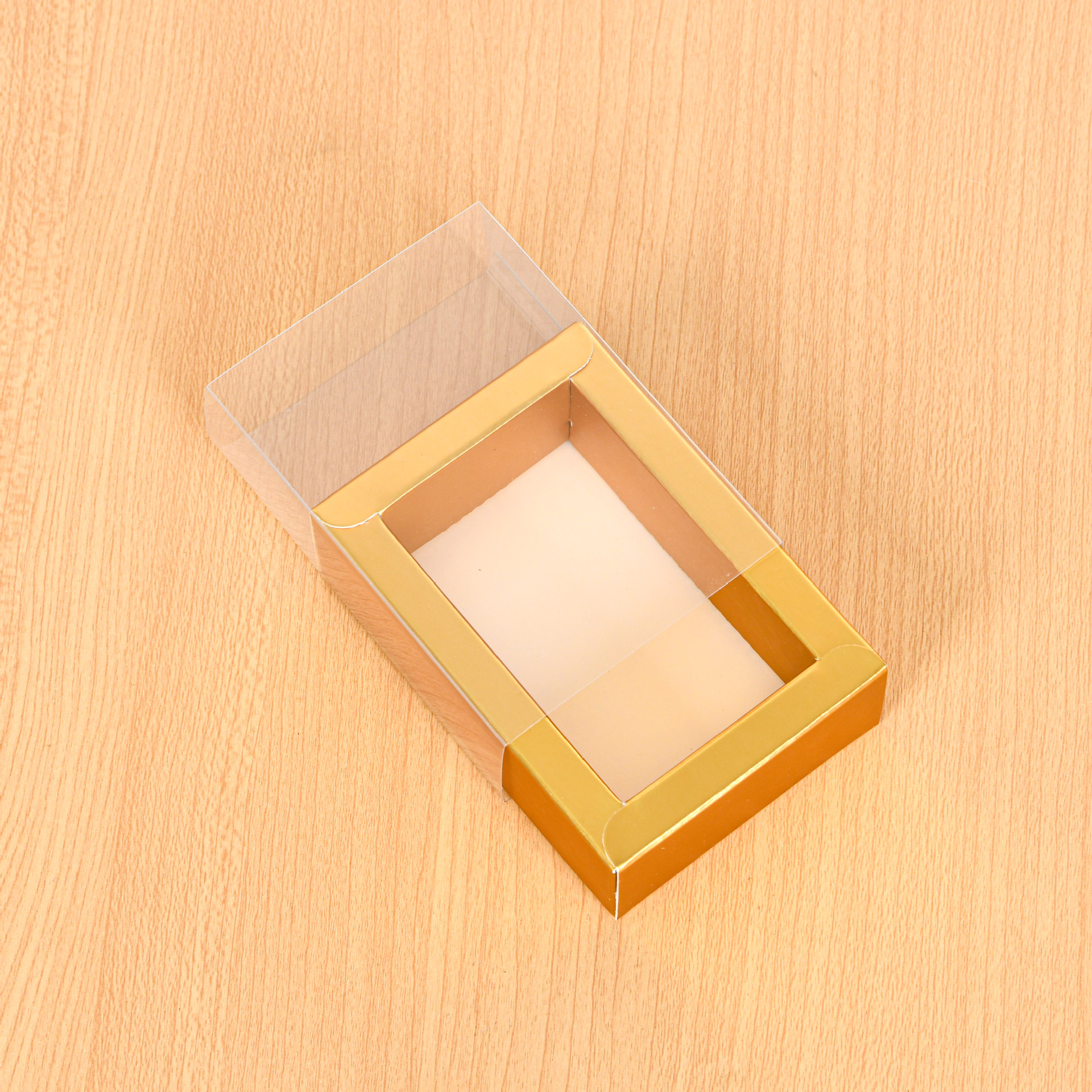 Clear + Gold Card / Inner 8x5x3cm, Clear + Gold Card / Inner 20x10x6cm