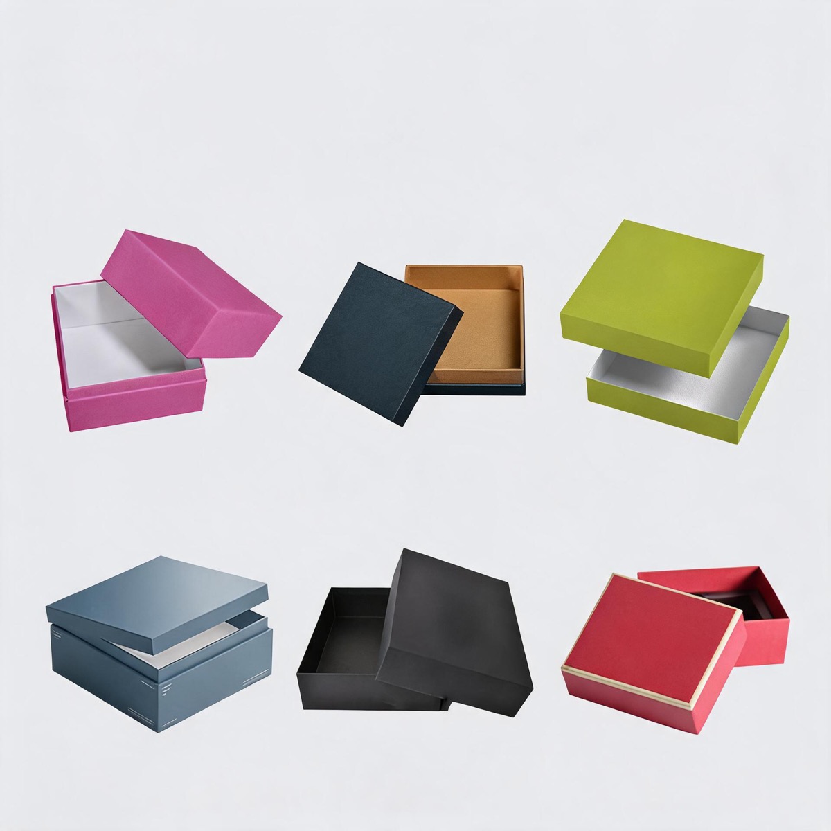 Lid & Base Gift Box / Custom Packaging Box / Metallic Card, Lid & Base Gift Box / Custom Packaging Box / Greyboard, Lid