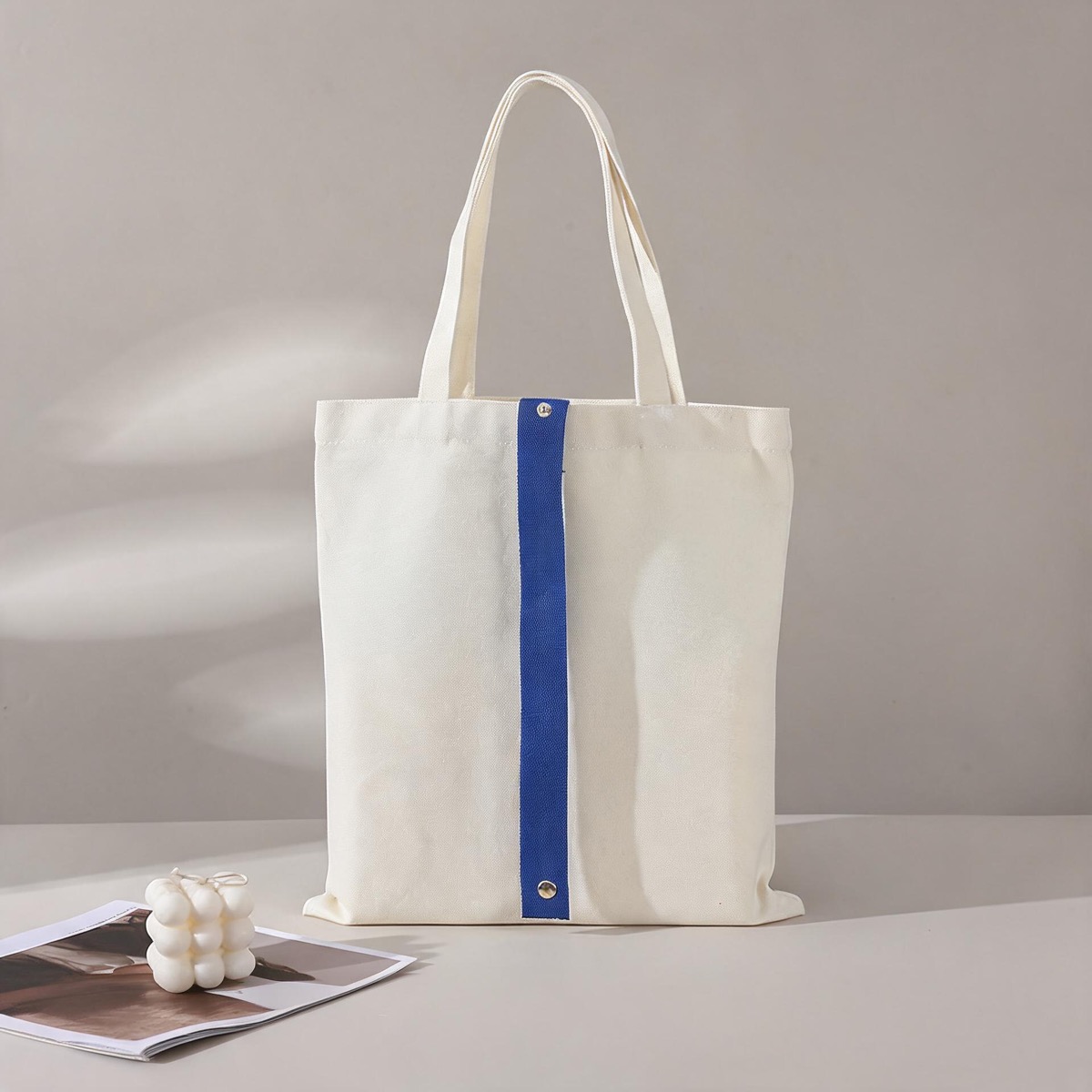 Blue Foldable - 12 oz Heavy Poly-Cotton - Size 35 x 40 / 12 oz Poly-Cotton Canvas