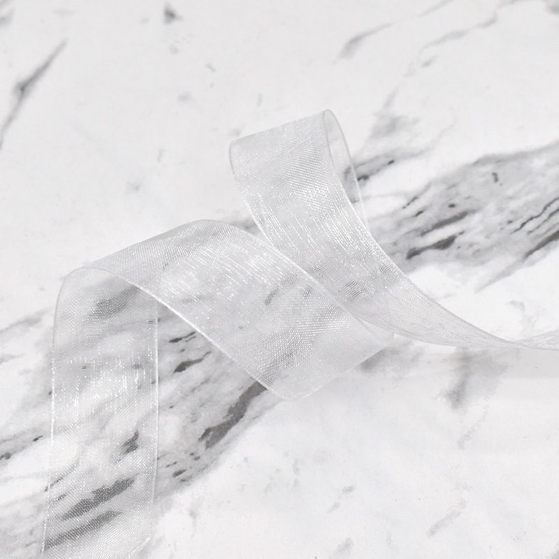 #8001 Bleached White Width 2.5cm x Width 2.5-2.6cm Length 45.7 m / roll