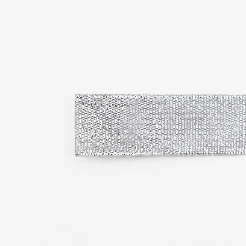 2.5cm Silver Glitter x 22.8 m / roll