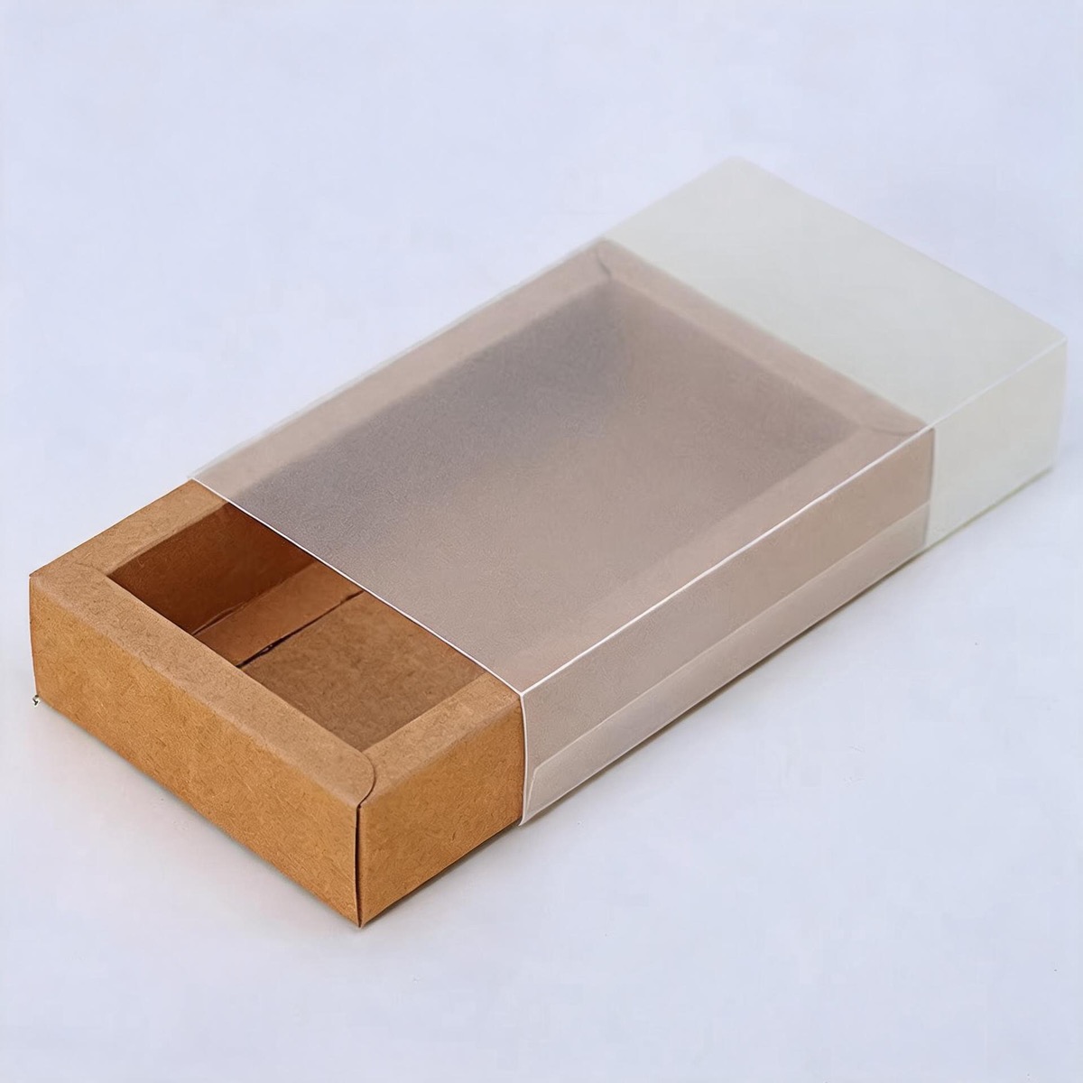 Frosted + Kraft / 6.5 x 6.5 x 3cm, Frosted + Kraft / 23 x 15 x 5cm, Frosted + Kraft / 30 x 17.5 x 9cm