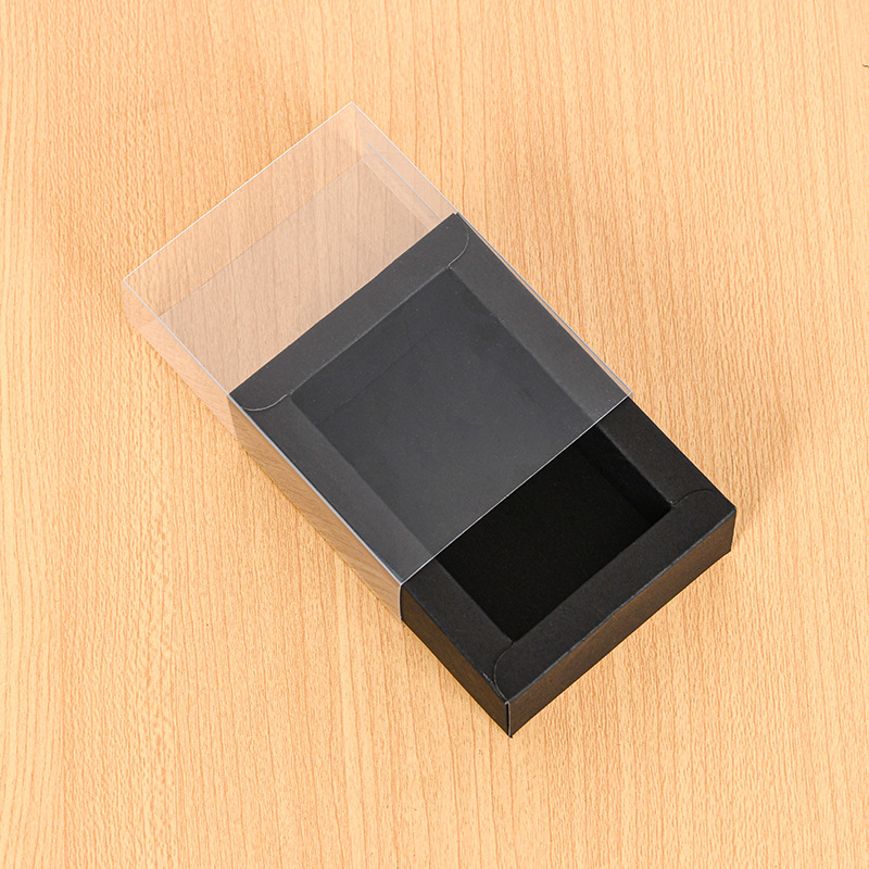 Clear + Black Card / Inner 19x14x5.2, Clear + Black Card / Inner 8x5x3cm