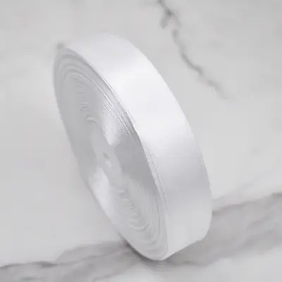Custom Logo Printed Ribbon — 25 mm x 91 m Branded Satin