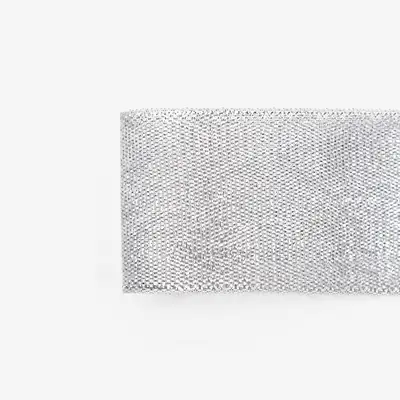 Metallic Glitter Ribbon — Gold & Silver Lurex Gift Trim