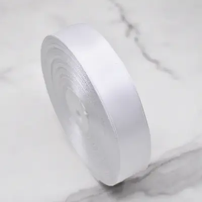 Custom Logo Printed Ribbon — 25 mm x 91 m Branded Satin