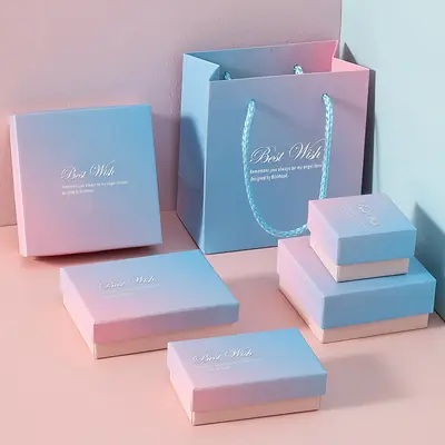 Jewelry Drawer Box — Marble & Matte Finish Retail Display Packaging