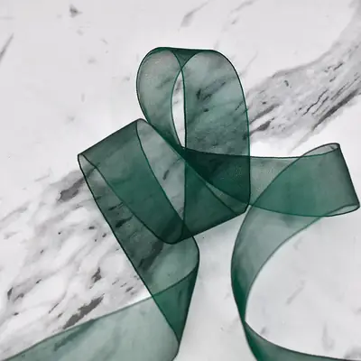Sheer Organza Ribbon — Floral & Gift Wrap Voile, 45.7 m Roll