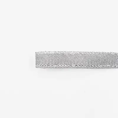 Metallic Glitter Ribbon — Gold & Silver Lurex Gift Trim