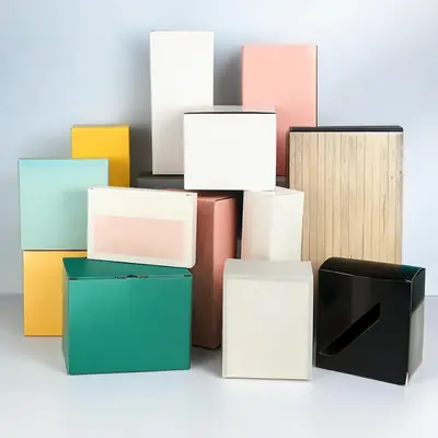 Custom Printed Corrugated Retail Box — Window, Partition & Display Formats