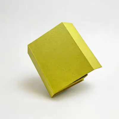 Slim Book-Style Jewelry Box —  Textured Paper Case