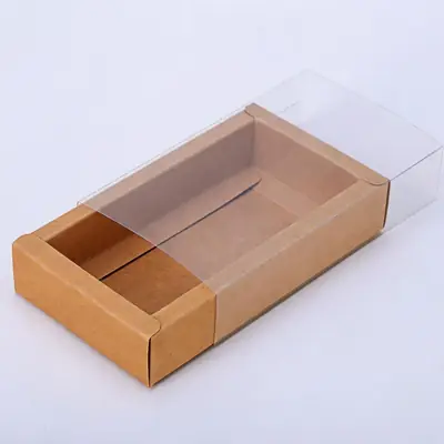 Folding Kraft Drawer Box — Low-MOQ Custom Retail Packaging