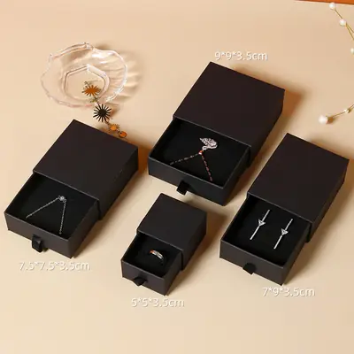 Jewelry Drawer Box — Marble & Matte Finish Retail Display Packaging