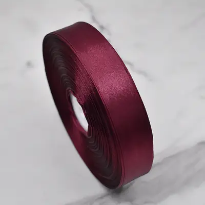 Custom Logo Printed Ribbon — 25 mm x 91 m Branded Satin