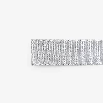 Metallic Glitter Ribbon — Gold & Silver Lurex Gift Trim