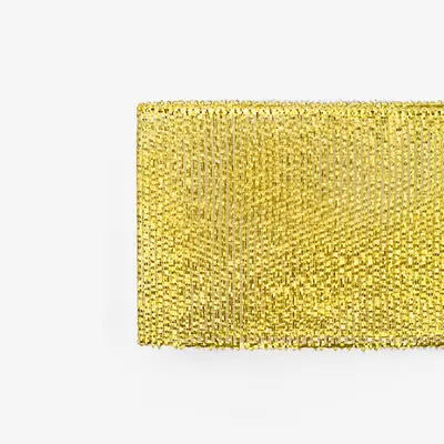 Metallic Glitter Ribbon — Gold & Silver Lurex Gift Trim